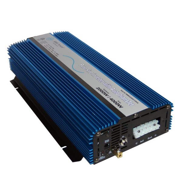 Aims Power PWRIX200012SUL ETL Listed to UL 458 2000W Pure Sine Wave Inverter AI16295 - main